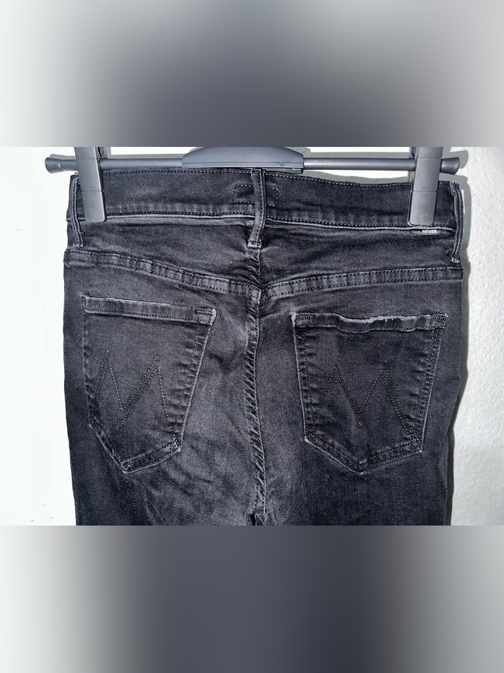 Mother Denim Stunner‎ Zip Ankle Step Fray' jeans "Not Guilty Size 26 - Picture 9 of 11